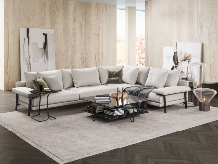 Coltar modular Onyx, personalizabil, cadru lemn masiv si otel, tapiterie stofa, stil Contemporan [6]