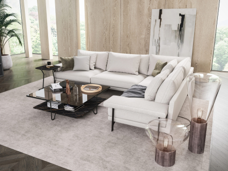 Coltar modular Onyx, personalizabil, cadru lemn masiv si otel, tapiterie stofa, stil Contemporan [3]