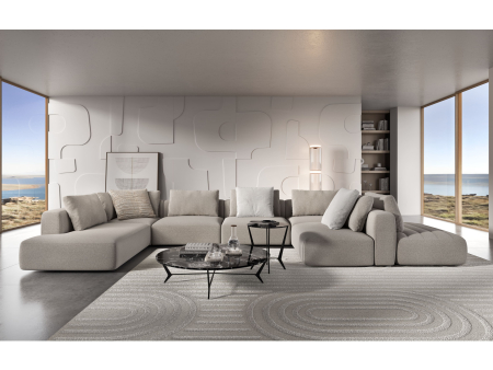 Coltar modular Reverso, personalizabil, cadru lemn masiv, tapiterie stofa, stil Contemporan [1]