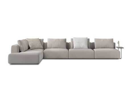Olta - Coltar modular Reverso, personalizabil, cadru lemn masiv, tapiterie stofa, stil Contemporan