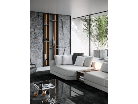 Coltar modular Stone, personalizabil, cadru lemn masiv, tapiterie stofa, stil Contemporan [6]