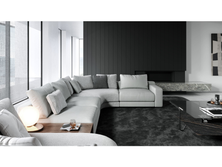 Coltar modular Stone, personalizabil, cadru lemn masiv, tapiterie stofa, stil Contemporan [3]