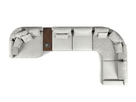 Coltar modular Stone, personalizabil, cadru lemn masiv, tapiterie stofa, stil Contemporan [9]