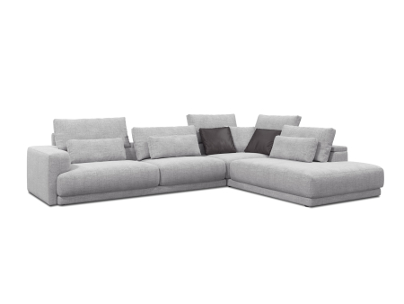 Mobila Living - Coltar modular Willow, personalizabil, cadru lemn masiv, tapiterie stofa, stil Contemporan
