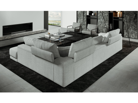 Coltar modular Willow, personalizabil, cadru lemn masiv, tapiterie stofa, stil Contemporan [17]