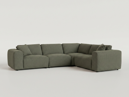 Vilmers - Coltar Morga Modular Personalizabil 322x252cm Cadru Lemn Masiv Tapiterie Stofa sau Piele