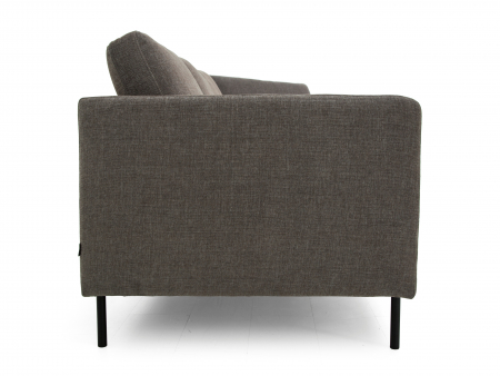Coltar cu Modul Unghiular Oblic Nordic Modular Personalizabil 257cm Cadru Lemn Masiv Stil Scandinav Tapiterie Stofa sau Piele [4]