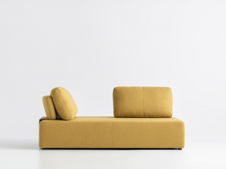 Coltar cu Sezlong Puff Modular Personalizabil 300x200cm Stil Contemporan Tapiterie Stofa sau Piele [27]