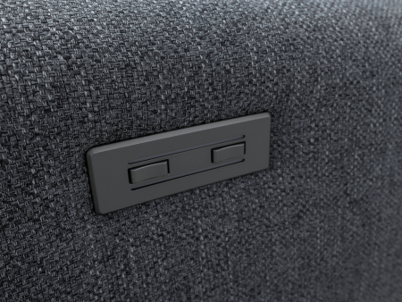 Coltar cu Recliner Hammington Modular Personalizabil 305x250cm Cadru Lemn Masiv Stil Scandinav Tapiterie Stofa sau Piele [6]