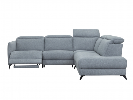 Coltar cu Recliner Hammington Modular Personalizabil 305x250cm Cadru Lemn Masiv Stil Scandinav Tapiterie Stofa sau Piele [4]
