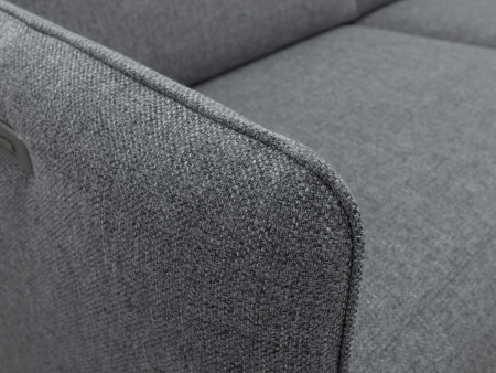 Coltar cu Recliner Hammington Modular Personalizabil 305x250cm Cadru Lemn Masiv Stil Scandinav Tapiterie Stofa sau Piele [2]