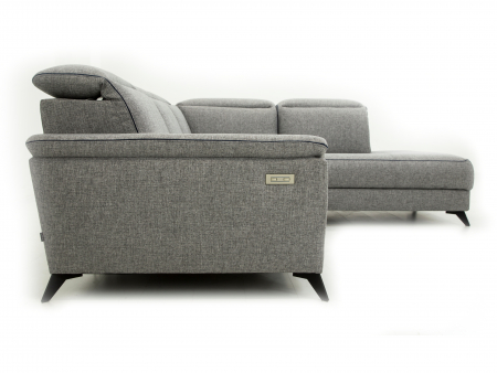 Coltar cu Recliner Live Modular Personalizabil 271x249cm Cadru Lemn Masiv Stil Scandinav Tapiterie Stofa sau Piele [10]