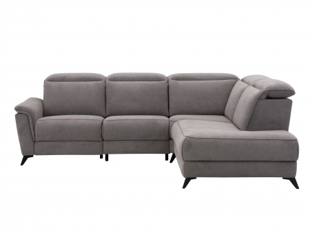Coltar cu Recliner Live Modular Personalizabil 271x249cm Cadru Lemn Masiv Stil Scandinav Tapiterie Stofa sau Piele [3]