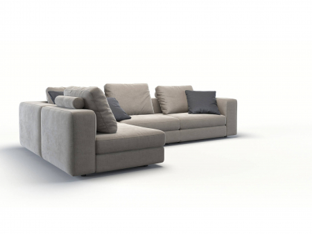 Coltar Soho Modular Personalizabil 335x210cm Stil Contemporan Cadru Lemn Masiv Tapiterie Stofa sau Piele [12]