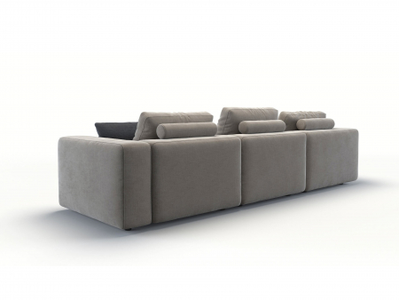 Coltar Soho Modular Personalizabil 335x210cm Stil Contemporan Cadru Lemn Masiv Tapiterie Stofa sau Piele [10]