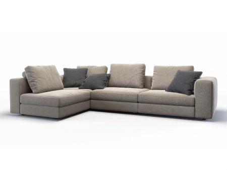 Coltar Soho Modular Personalizabil 335x210cm Stil Contemporan Cadru Lemn Masiv Tapiterie Stofa sau Piele [7]