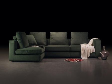 Coltar Soho Modular Personalizabil 335x210cm Stil Contemporan Cadru Lemn Masiv Tapiterie Stofa sau Piele [15]