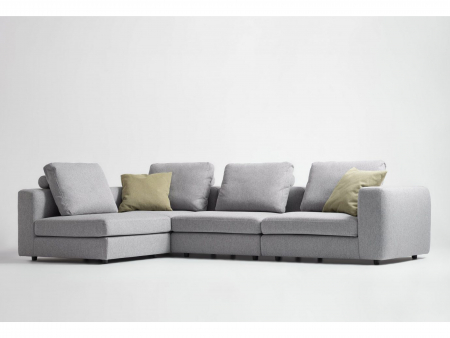 Coltar Soho Modular Personalizabil 335x210cm Stil Contemporan Cadru Lemn Masiv Tapiterie Stofa sau Piele [3]