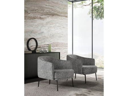 Demifotoliu modern Lenox H, personalizabil, cadru lemn, tapiterie stofa sau piele, stil Contemporan [5]