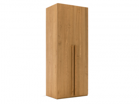 Dressing modular Rigo A 90cm, dotat cu sertare, polite si bara de haine, lemn de stejar, feronerie cu amortizare, multiple finisaje disponibile, stil contemporan [7]