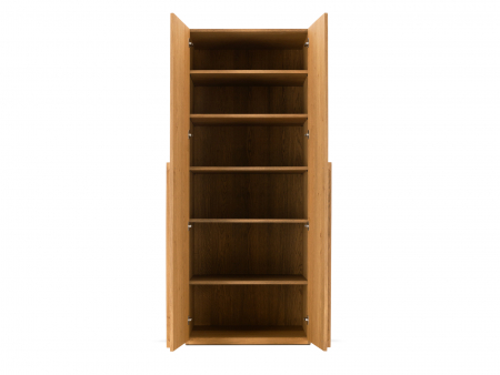 Dressing modular Rigo D 90cm, dotat cu polite si bara de haine, lemn de stejar, feronerie cu amortizare, multiple finisaje disponibile, stil contemporan [6]