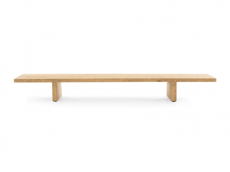 Etajera de birou Atlas 105cm, lemn masiv de stejar, cu picioruse reglabile, multiple finisaje disponibile, stil minimalist [6]