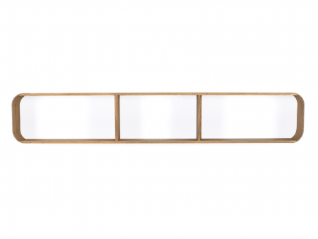 Etajera de perete Soho 140cm, lemn masiv de stejar, multiple finisaje disponibile, stil contemporan [1]