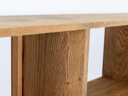 Etajera de perete Soho 140cm, lemn masiv de stejar, multiple finisaje disponibile, stil contemporan [8]