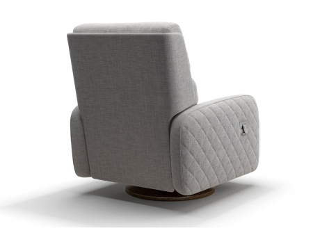 Fotoliu Modern Rotativ cu Recliner Corso Personalizabil Stil Contemporan Cadru Lemn Masiv Tapiterie Stofa sau Piele [18]