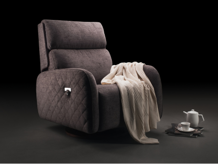 Fotoliu Modern Rotativ cu Recliner Corso Personalizabil Stil Contemporan Cadru Lemn Masiv Tapiterie Stofa sau Piele [27]