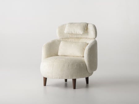 Mobila Living - Fotoliu Modern Milly BH Personalizabil Stil Contemporan Cadru Lemn Masiv Tapiterie Stofa sau Piele