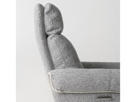 Fotoliu Modern Rotativ cu Recliner Ardea Personalizabil Stil Contemporan Cadru Lemn Masiv Tapiterie Stofa sau Piele [13]