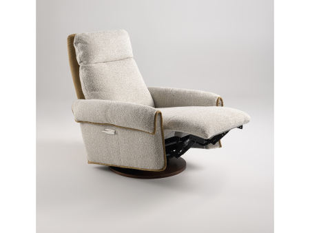 Fotoliu Modern Rotativ cu Recliner Ardea Personalizabil Stil Contemporan Cadru Lemn Masiv Tapiterie Stofa sau Piele [11]