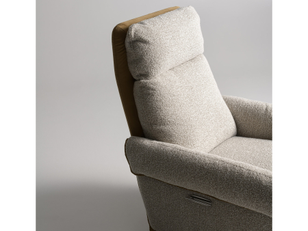Fotoliu Modern Rotativ cu Recliner Ardea Personalizabil Stil Contemporan Cadru Lemn Masiv Tapiterie Stofa sau Piele [9]