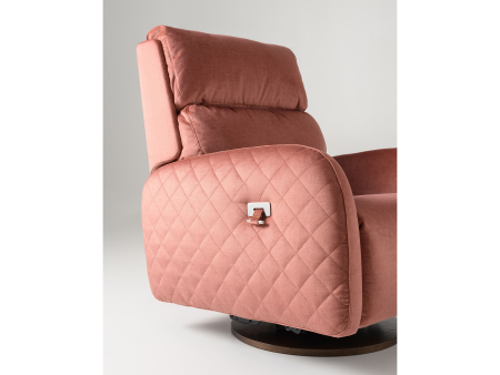 Fotoliu Modern Rotativ cu Recliner Corso Personalizabil Stil Contemporan Cadru Lemn Masiv Tapiterie Stofa sau Piele [9]