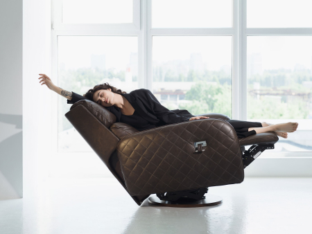 Fotoliu Modern Rotativ cu Recliner Corso Personalizabil Stil Contemporan Cadru Lemn Masiv Tapiterie Stofa sau Piele [17]