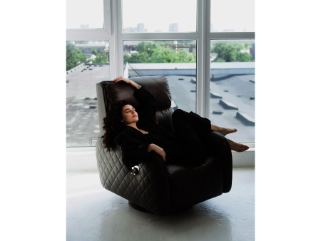 Fotoliu Modern Rotativ cu Recliner Corso Personalizabil Stil Contemporan Cadru Lemn Masiv Tapiterie Stofa sau Piele [18]