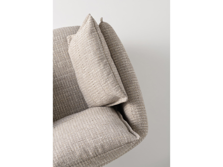 Fotoliu Modern Rotativ Nuvo Personalizabil Stil Contemporan Cadru Lemn Masiv Tapiterie Stofa sau Piele [4]