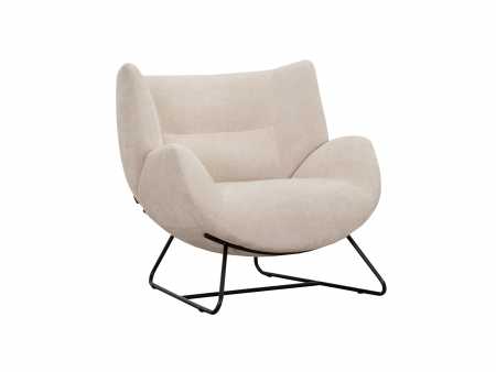 Fotolii si Demifotolii - Fotoliu Modern Peach Personalizabil Stil Contemporan Tapiterie Stofa sau Piele