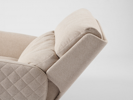 Fotoliu Modern Rotativ cu Recliner Corso Personalizabil Stil Contemporan Cadru Lemn Masiv Tapiterie Stofa sau Piele [11]