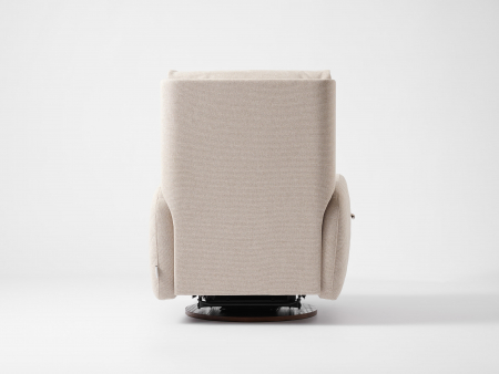 Fotoliu Modern Rotativ cu Recliner Corso Personalizabil Stil Contemporan Cadru Lemn Masiv Tapiterie Stofa sau Piele [10]