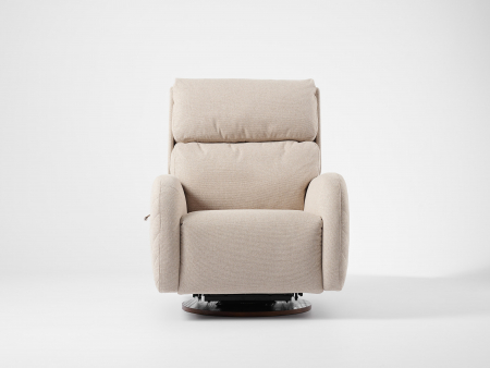 Fotoliu Modern Rotativ cu Recliner Corso Personalizabil Stil Contemporan Cadru Lemn Masiv Tapiterie Stofa sau Piele [8]
