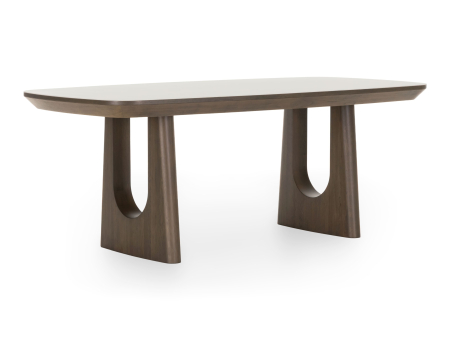 Mese Bucatarie si Dining - Masa dining Galla, personalizabila, 160x90cm sau 200x100cm, lemn de stejar, ceramica, multiple finisaje disponibile, stil japandi