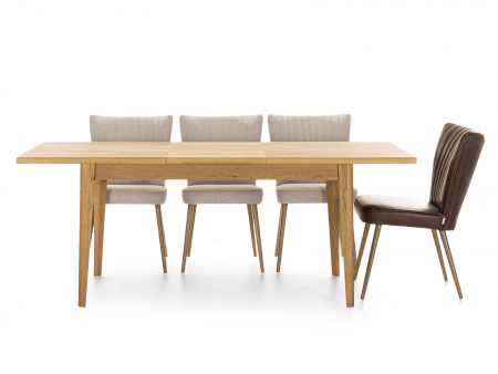 Masa extensibila Atlas 150/200cm, lemn masiv de stejar si panel furniruit, multiple finisaje disponibile, stil modern [1]