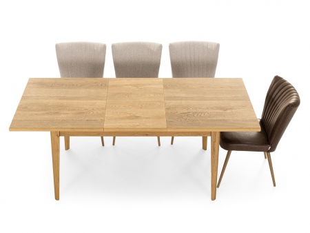 Masa extensibila Atlas 150/200cm, lemn masiv de stejar si panel furniruit, multiple finisaje disponibile, stil modern [4]