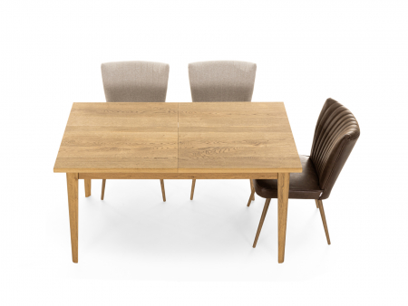 Masa extensibila Atlas 150/200cm, lemn masiv de stejar si panel furniruit, multiple finisaje disponibile, stil modern [3]