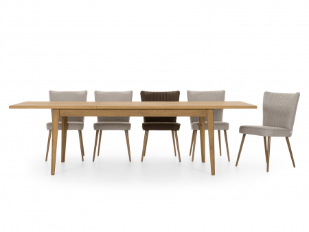 Masa extensibila Atlas 190/270cm, lemn masiv de stejar si panel furniruit, multiple finisaje disponibile, stil modern [1]