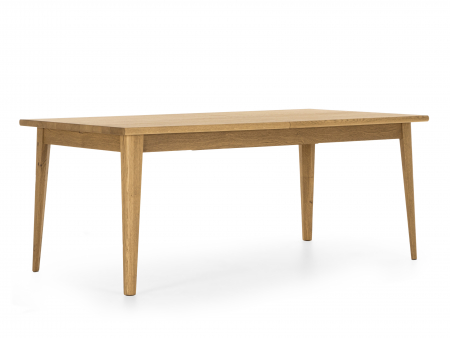 Masa extensibila Atlas 190/270cm, lemn masiv de stejar si panel furniruit, multiple finisaje disponibile, stil modern [3]