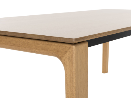 Masa extensibila Bono, personalizabila, dimensiuni variate, lemn de stejar, ceramica, multiple finisaje disponibile, stil minimalist [9]