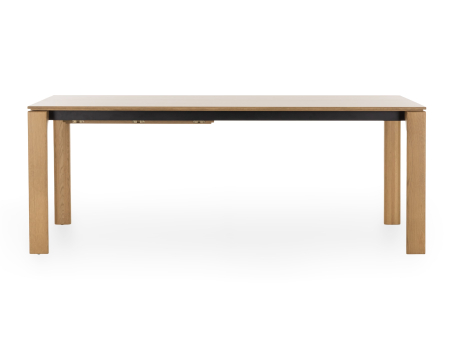 Mobila Dining - Masa extensibila Bono, personalizabila, dimensiuni variate, lemn de stejar, ceramica, multiple finisaje disponibile, stil minimalist